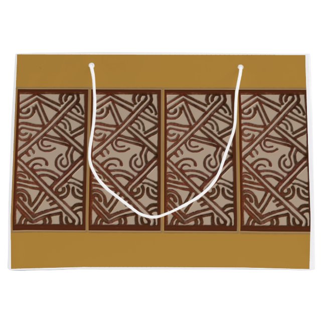 Bolsa De Regalo Grande Gift Bag with Art of New Guinea (Anverso)