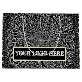 BOLSA DE REGALO GRANDE GIFT GOLDEN_ BLACK_SILVER GRAN BARRA DE REGALOS