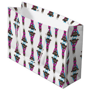 Bolsa De Regalo Grande Gimnasia Acrobacia Tumbling Estudio de danza Gym