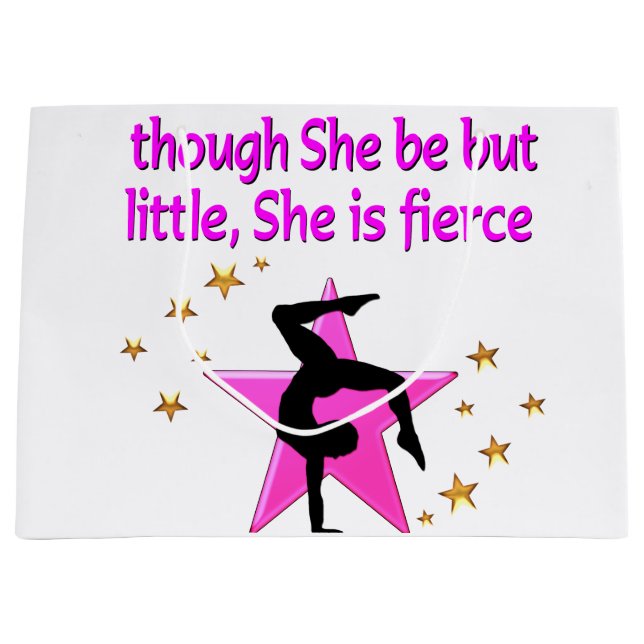 BOLSA DE REGALO GRANDE GIMNASIO FUERTE Y MALO (Anverso)