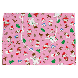 Bolsa De Regalo Grande Gingerbread Joy