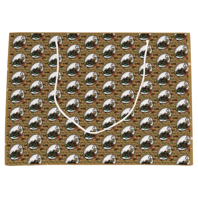 Bolsa De Regalo Grande Gingerbread Man- Coco (Anverso)