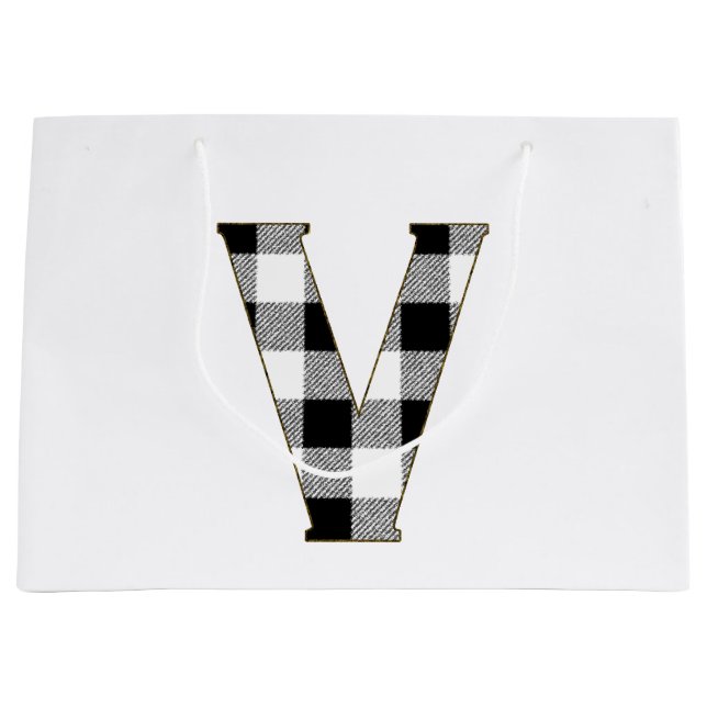 Bolsa De Regalo Grande Gingham Check V (Anverso)