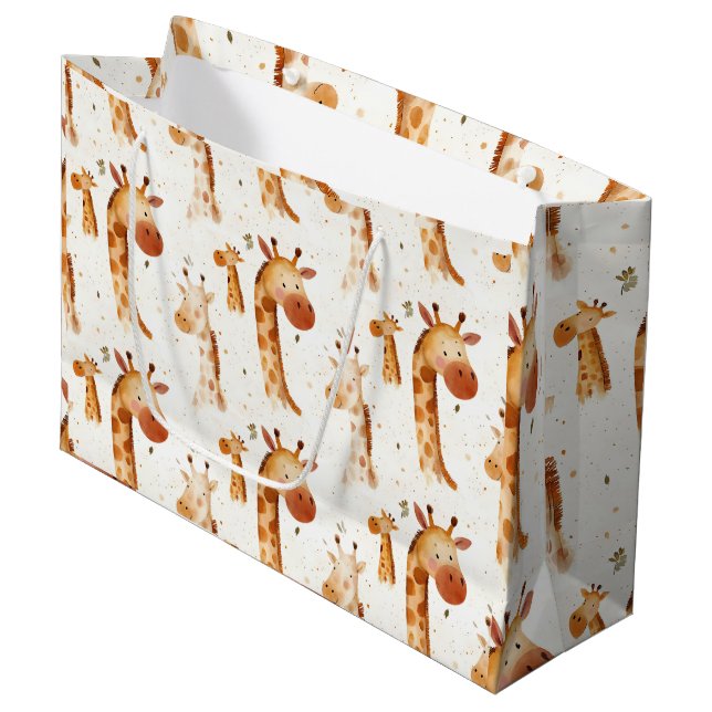 Bolsa De Regalo Grande Girafes para bebés (Angulo Anverso)