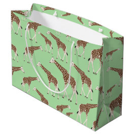 Bolsa De Regalo Grande Giraffe Jungle Safari Animal