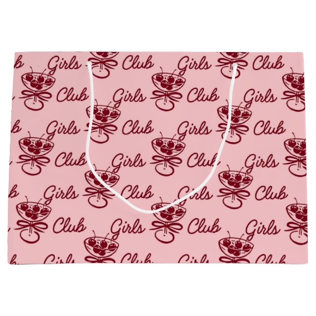 Bolsa De Regalo Grande Girls Club (Anverso)