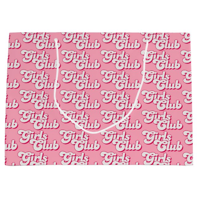 Bolsa De Regalo Grande Girls Club (Anverso)