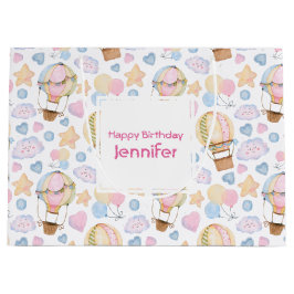 Bolsa De Regalo Grande Globo de aire caliente Modelo acuático sinusal