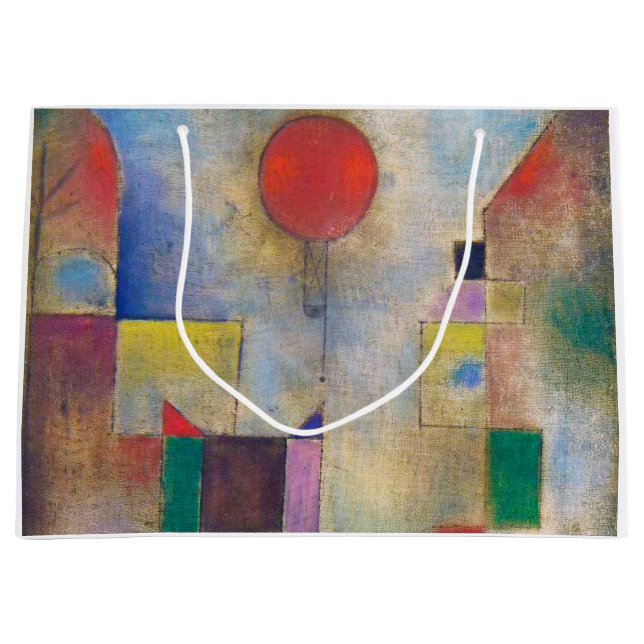 Bolsa De Regalo Grande Globo Rojo, Klee (Anverso)