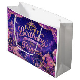 Bolsa De Regalo Grande Globos para Fiesta de Cumpleaños de Princesa