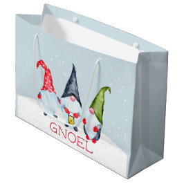 Bolsa De Regalo Grande Gnoel Navidades Gnomes