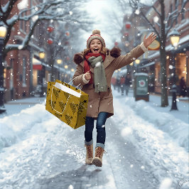 Bolsa De Regalo Grande Golden Black Gift Bag