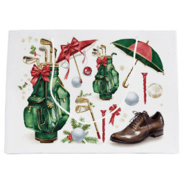 Bolsa De Regalo Grande Golf Christmas themed gifts for golfer