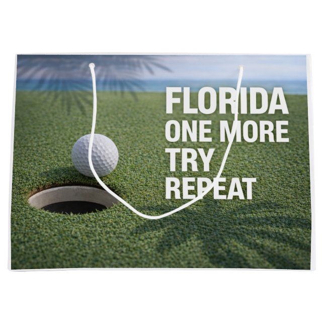 Bolsa De Regalo Grande Golf con tema Florida (Anverso)