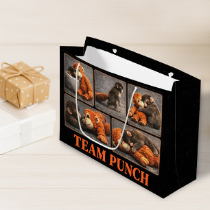 Bolsa De Regalo Grande Golpea Bebé Mono