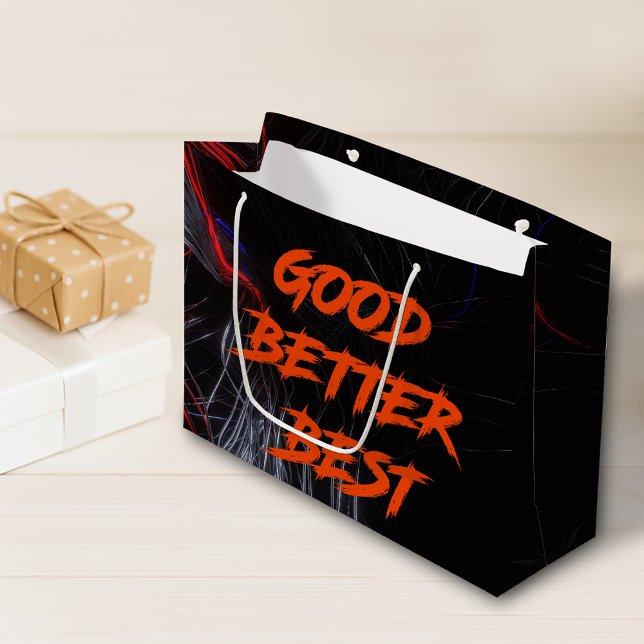 Bolsa De Regalo Grande Good Better Best Never Let It Rest (Subido por el creador)