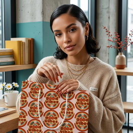 Bolsa De Regalo Grande Good Vibes