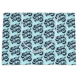 Bolsa De Regalo Grande Good Vibes Large Gift Bag