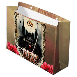 Bolsa De Regalo Grande Gothic Moon –Eternal Love Beneath the Midnight Sky