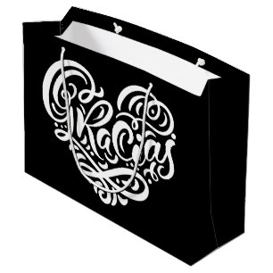 Bolsa De Regalo Grande Gracia Gracias