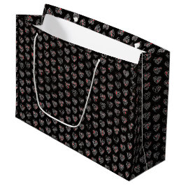 Bolsa De Regalo Grande Gracias & corazones 44langs como patrón en forma d