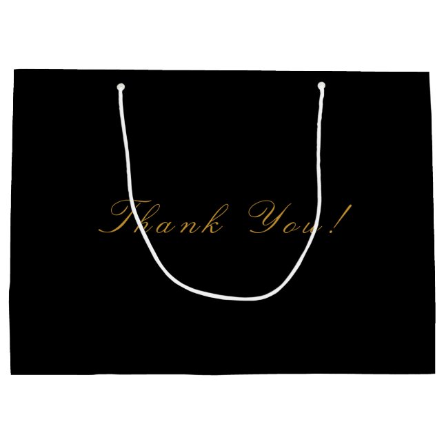 Bolsa De Regalo Grande Gracias Mark Fiesta (Reverso)