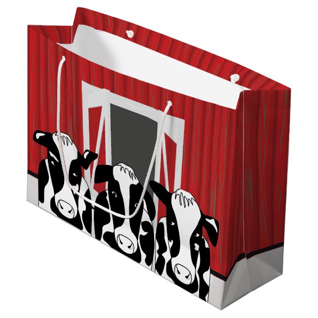 Bolsa De Regalo Grande Gracioso tres vacas LGB (Angulo Anverso)