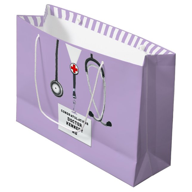 Bolsa De Regalo Grande Grado escolar médico Med (Angulo Anverso)