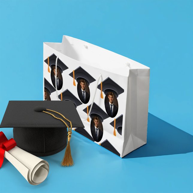 Bolsa De Regalo Grande Graduación con foto y año (Subido por el creador)