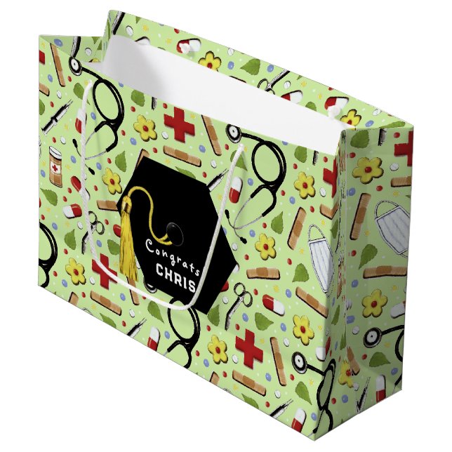 Bolsa De Regalo Grande Graduación de Doctor (Angulo Anverso)