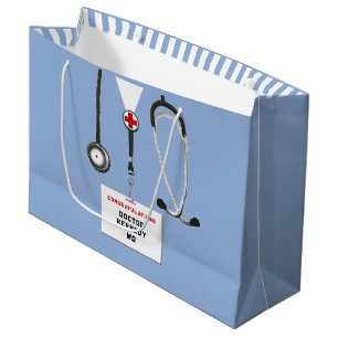 Bolsa De Regalo Grande Graduación de Doctor Creativo