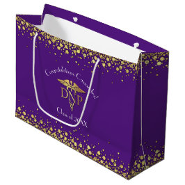 Bolsa De Regalo Grande Graduación de Doctor en Práctica de Enfermería Púr