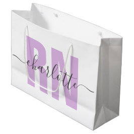 Bolsa De Regalo Grande Graduación de enfermeras registradas de RN persona