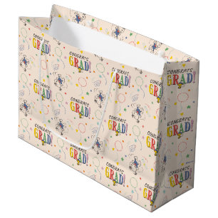 Bolsa De Regalo Grande Graduación de Peanuts Snoopy Woodstock