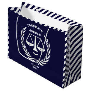 Bolsa De Regalo Grande Graduación personalizada en la Facultad de Derecho