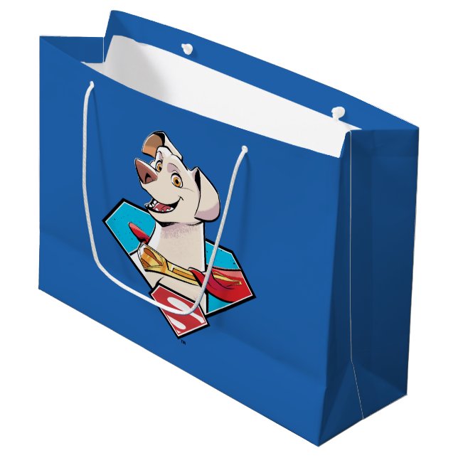 Bolsa De Regalo Grande Gráfico de Krypto S-Shield (Angulo Anverso)