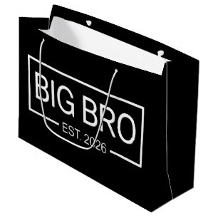 Bolsa De Regalo Grande Gran Hermano Est. 2026 Nuevo Embarazo de Big Broth