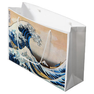 Bolsa De Regalo Grande Gran ola, Hokusai, Ukiyo-e