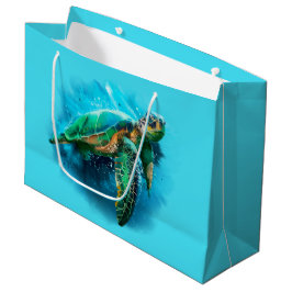 Bolsa De Regalo Grande Gran tortuga marina