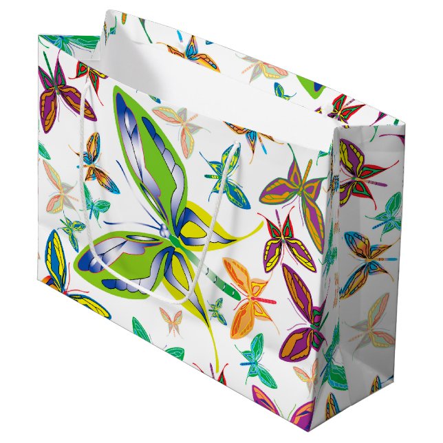 Bolsa De Regalo Grande Grandes sueños de mariposa (Angulo Anverso)