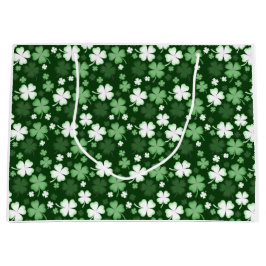Bolsa De Regalo Grande Green Shamrock, Día de San Patricio