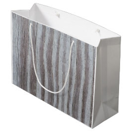 Bolsa De Regalo Grande Gris gris gris de la madera del granero