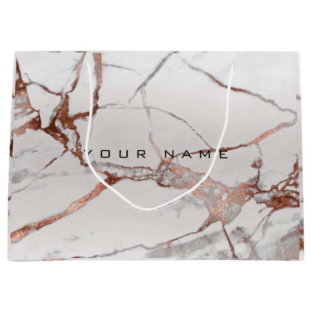 Bolsa De Regalo Grande Gris Gris Silver Lux (Anverso)