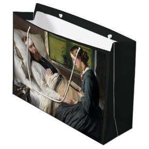 Bolsa De Regalo Grande Guerrero herido (por Elisabeth Jerichau-Baumann)
