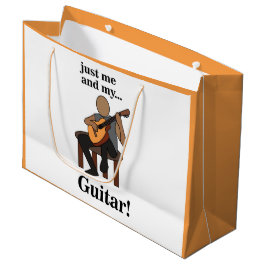 Bolsa De Regalo Grande Guitarist Playing Guitar Birthday