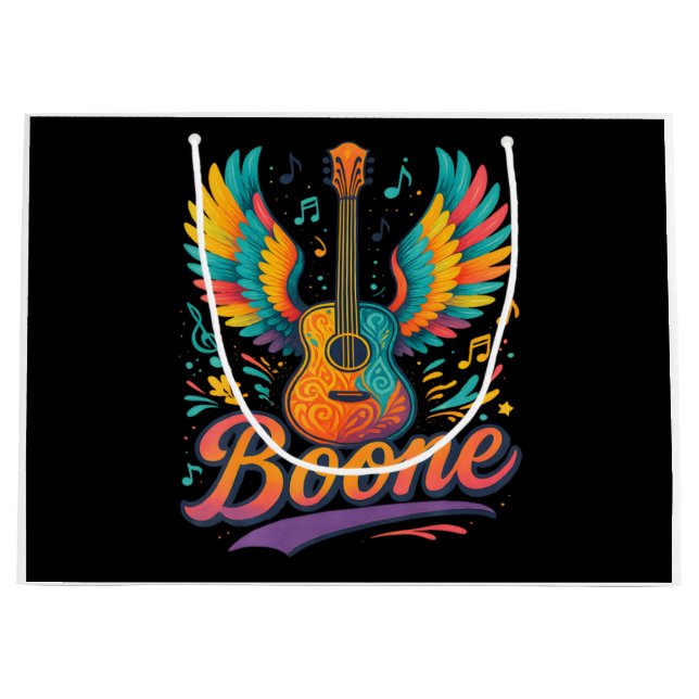Bolsa De Regalo Grande Guitarra Boone (Anverso)