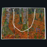 Bolsa De Regalo Grande Gustav Klimt - Birch Wood<br><div class="desc">Madera Birch - Gustav Klimt,  Oil on Canvas,  1903</div>