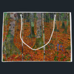 Bolsa De Regalo Grande Gustav Klimt - Birch Wood<br><div class="desc">Madera Birch - Gustav Klimt,  Oil on Canvas,  1903</div>