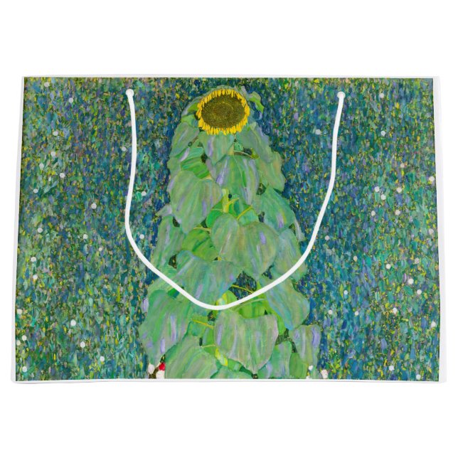 Bolsa De Regalo Grande Gustav Klimt - El Girasol (Anverso)