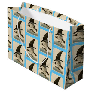 Bolsa De Regalo Grande Halcón de pescado, Osprey, de los pájaros estadoun